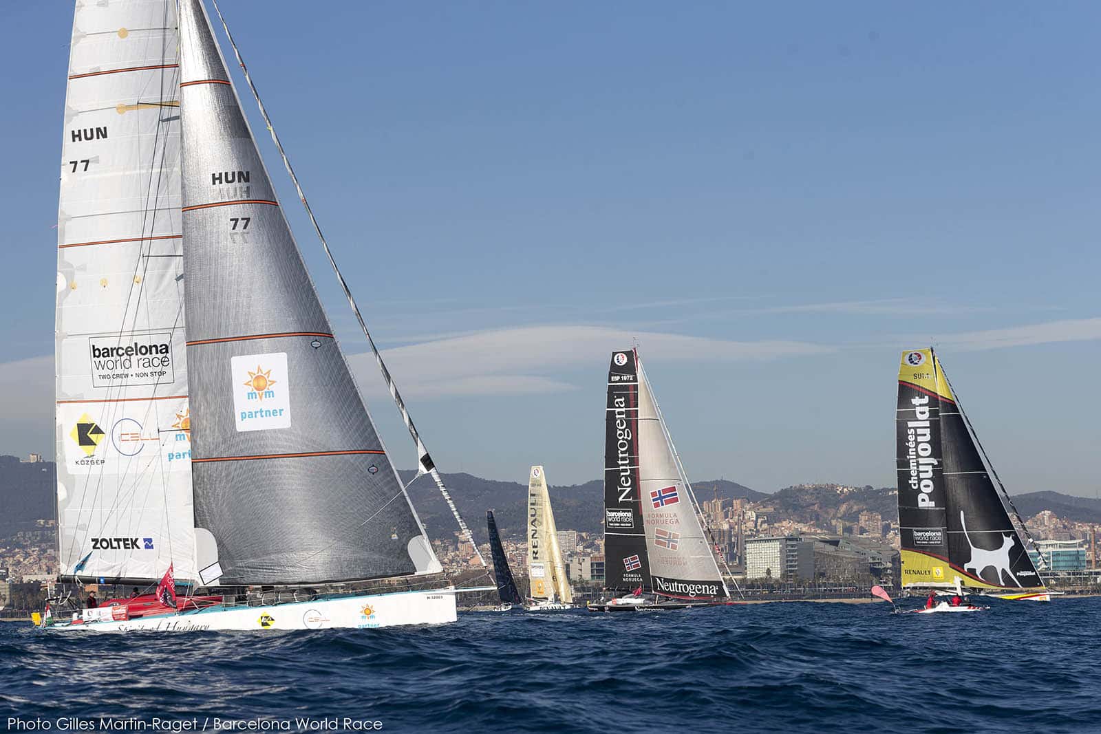 31/12/2014, Barcelona (ESP), Barcelona World Race 2014-15, Start