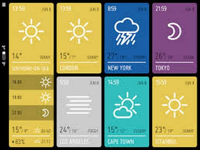La App Weather se creó en un principio para ofrecer solamente partes de meteo, pero ahora trabaja con cartografía.