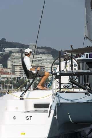 Waterkampioen Proefvaarten voor de Europese Boot van het Jaar in Cannes Frankrijk. Samen met 10 Europese watersporttijdschriften wordt het Europese Jacht van het Jaar gekozen. De Outremer 4X