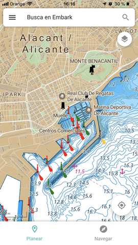  C-MAP Embark, la app gratuita de cartas náuticas de alta precisión