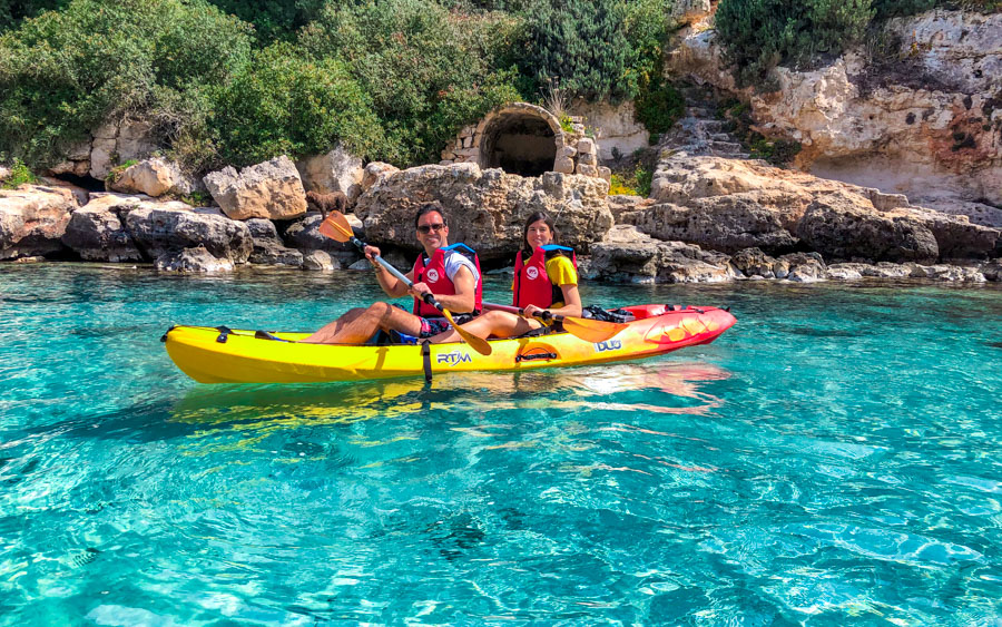 kayak de Menorca