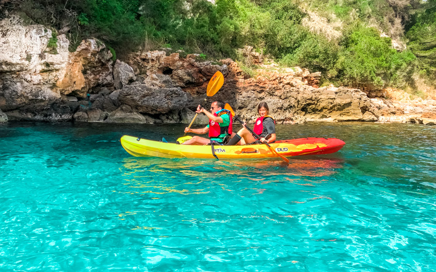 kayak de Menorca