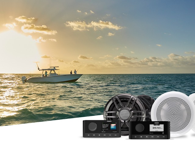 Garmin ofrece nuevos kits de altavoces y reproductores Fusion con funciones de audio avanzadas