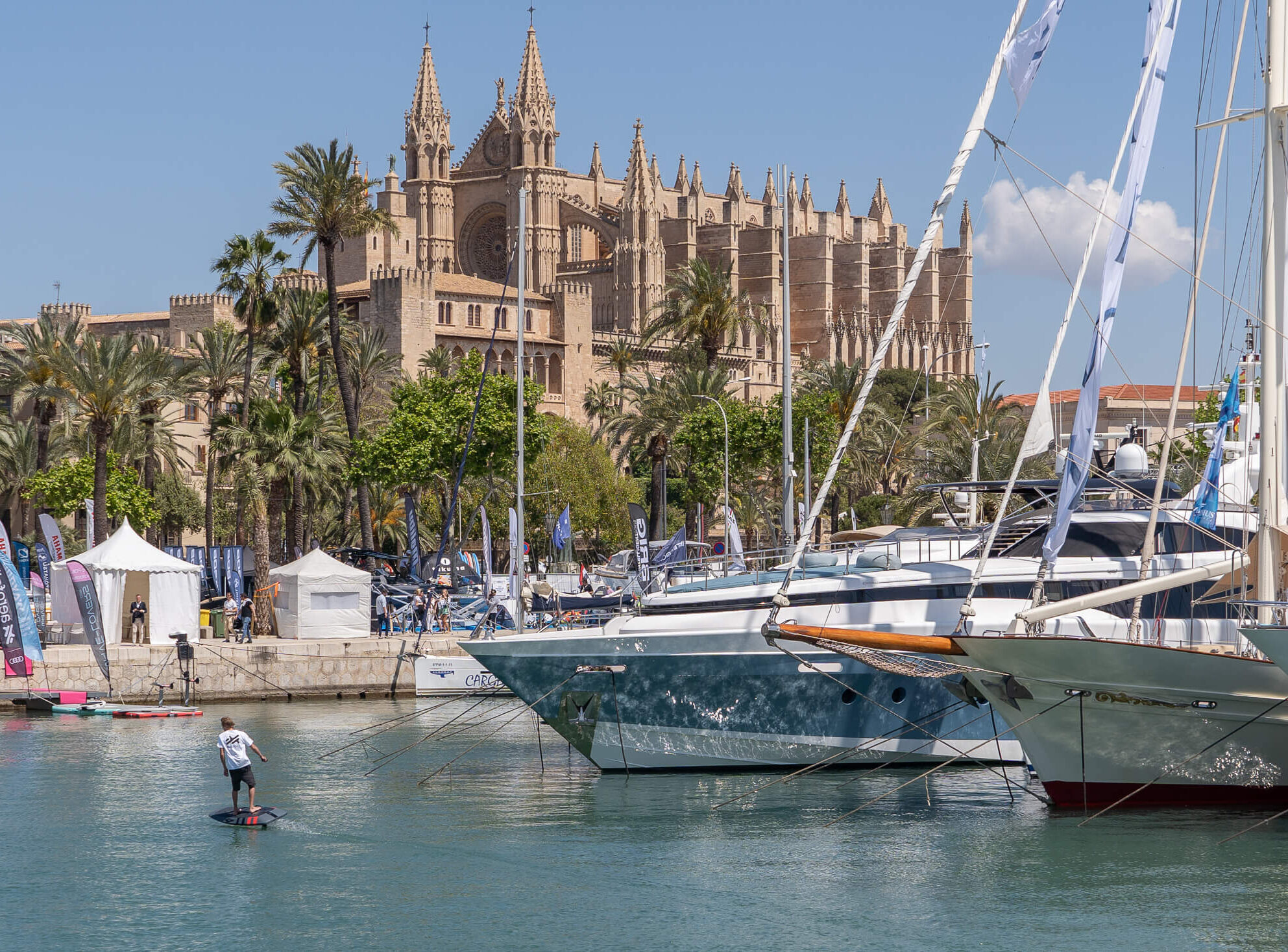 La próxima edición del Palma International Boat Show tendrá lugar del 27 al 30 de abril de 2023 en el Moll Vell de Palma