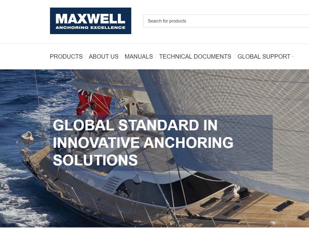Nueva página web de Maxwell Marine