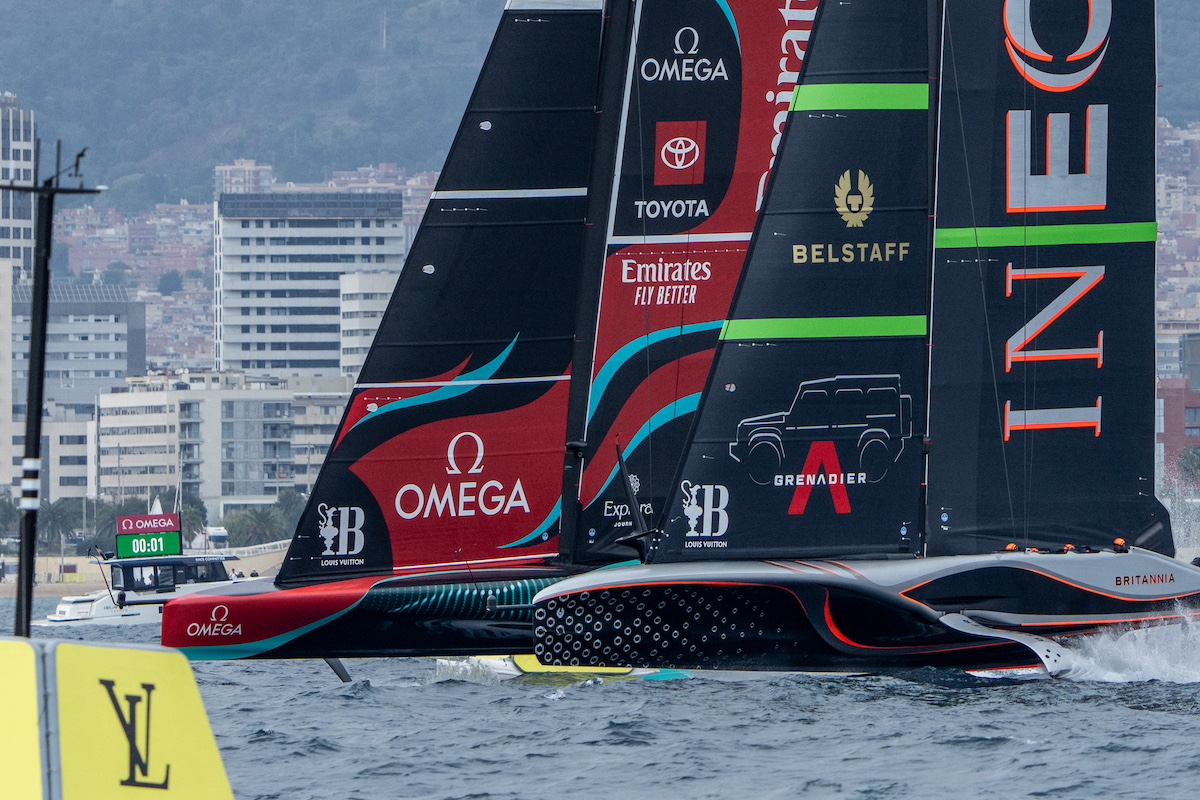 Emirates Team New Zealand gana las dos primeras regatas del match de la Louis Vuitton 37ª America’s Cup